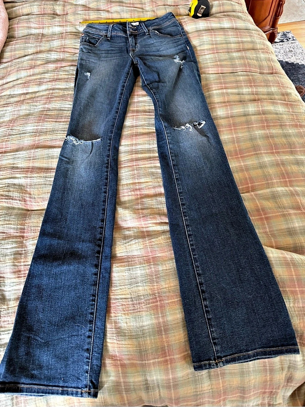 Hudson Beth Baby Bootcut Jeans Blue Waist 27